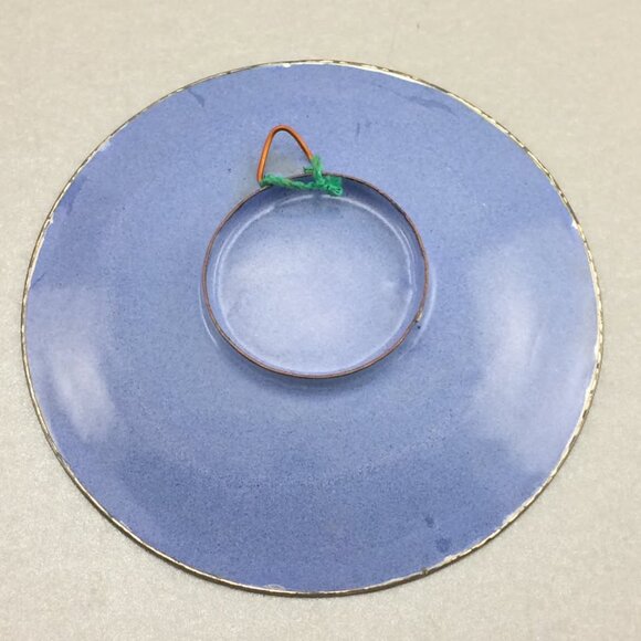 Persian Enamel Minakari Decorative Small Plate Birds Detailed Hand Painted - Picture 7 of 10